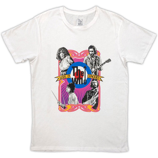 The Who In Concert Target Logo [T-Shirt] White