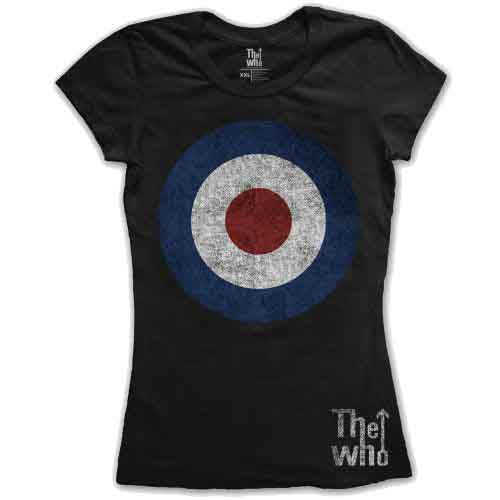 The Who Target Distressed [T-Shirt] Black