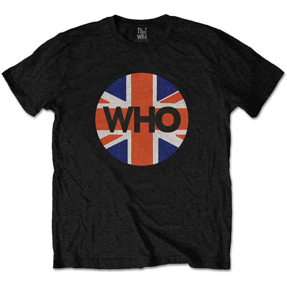 The Who Union Jack Circle [T-Shirt] Black