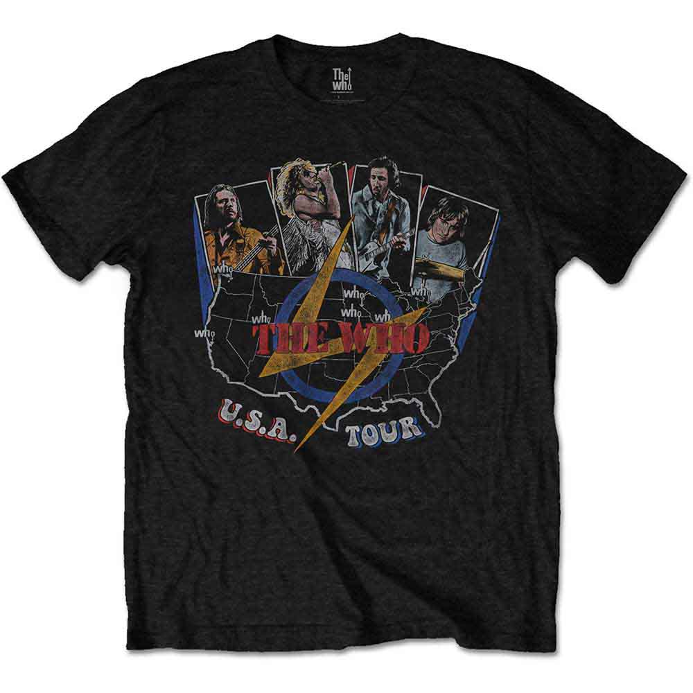 The Who USA Tour Vintage [T-Shirt] - Rock Band Apparel