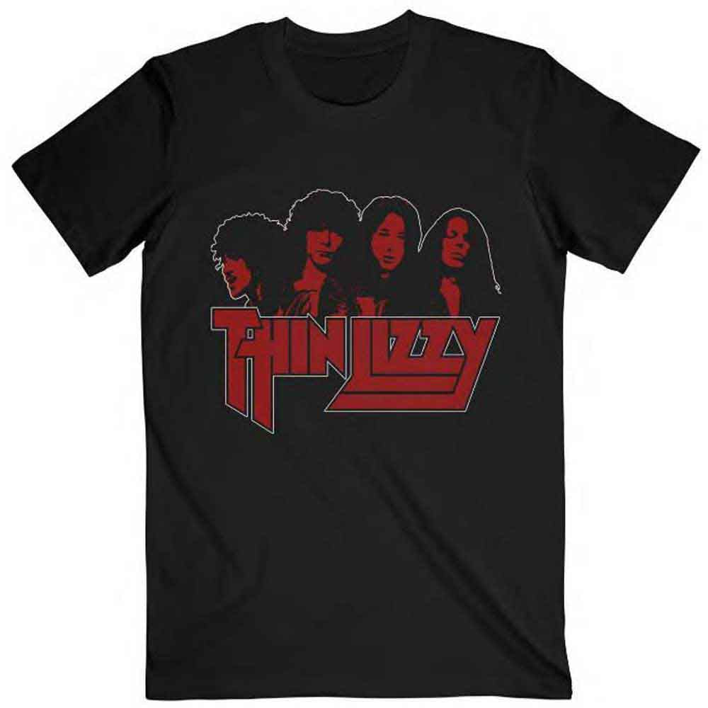 Thin Lizzy Band Photo Logo [T-Shirt] - Rock Band Apparel