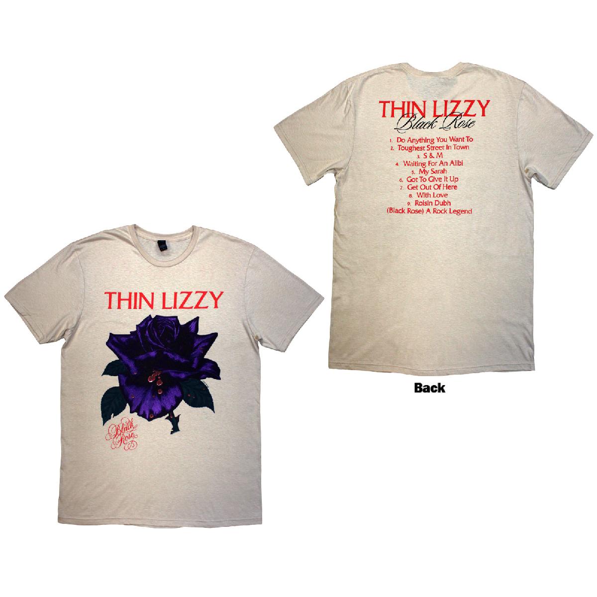 Thin Lizzy Black Rose Tracklist [T-Shirt] Neutral