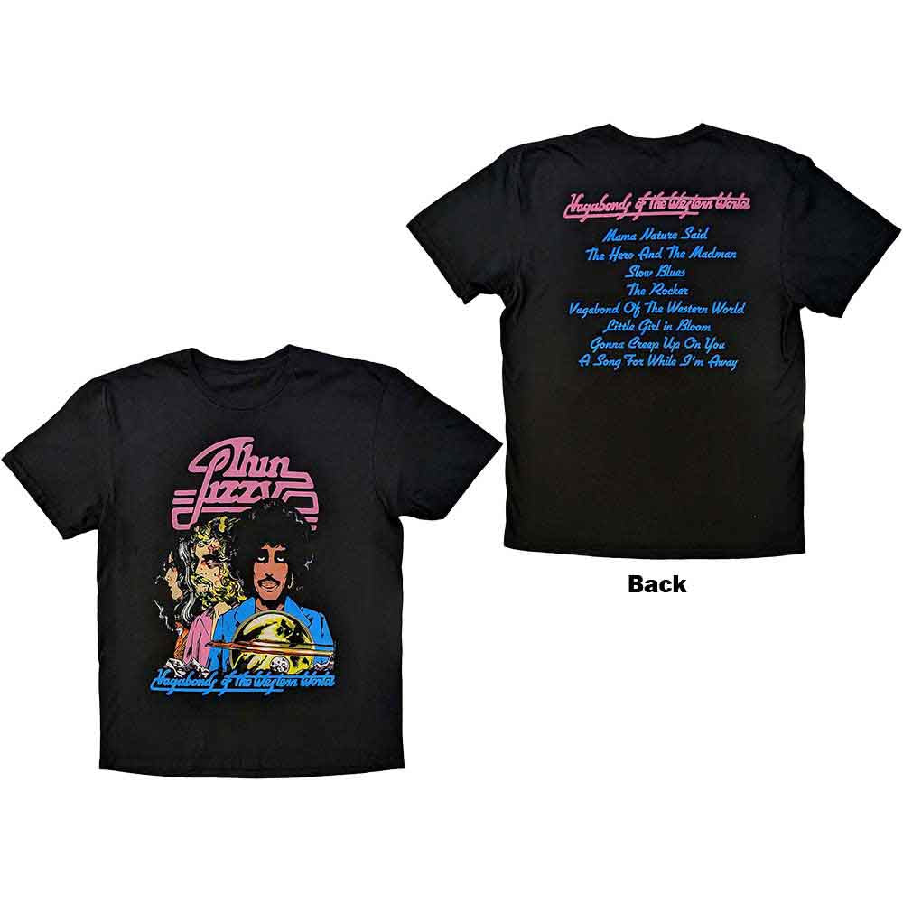 Thin Lizzy Vagabonds of the Western World Tracklist [T-Shirt] - Rock Band Apparel