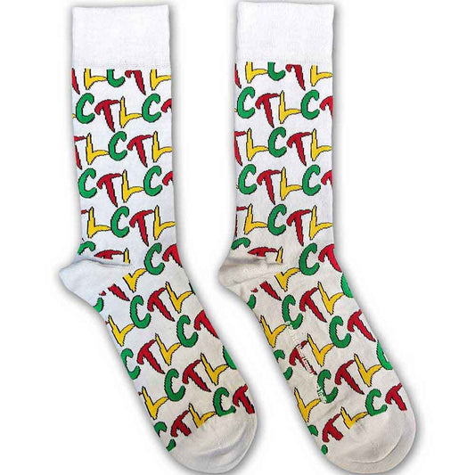Tlc Logo Repeat [Socks] - Rock Band Apparel