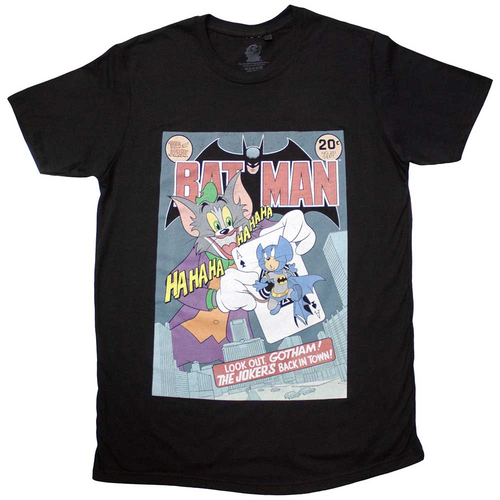 Tom & Jerry Batman Comic [T-Shirt] Black