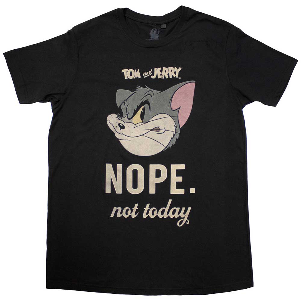 Tom & Jerry Not Today [T-Shirt] Black