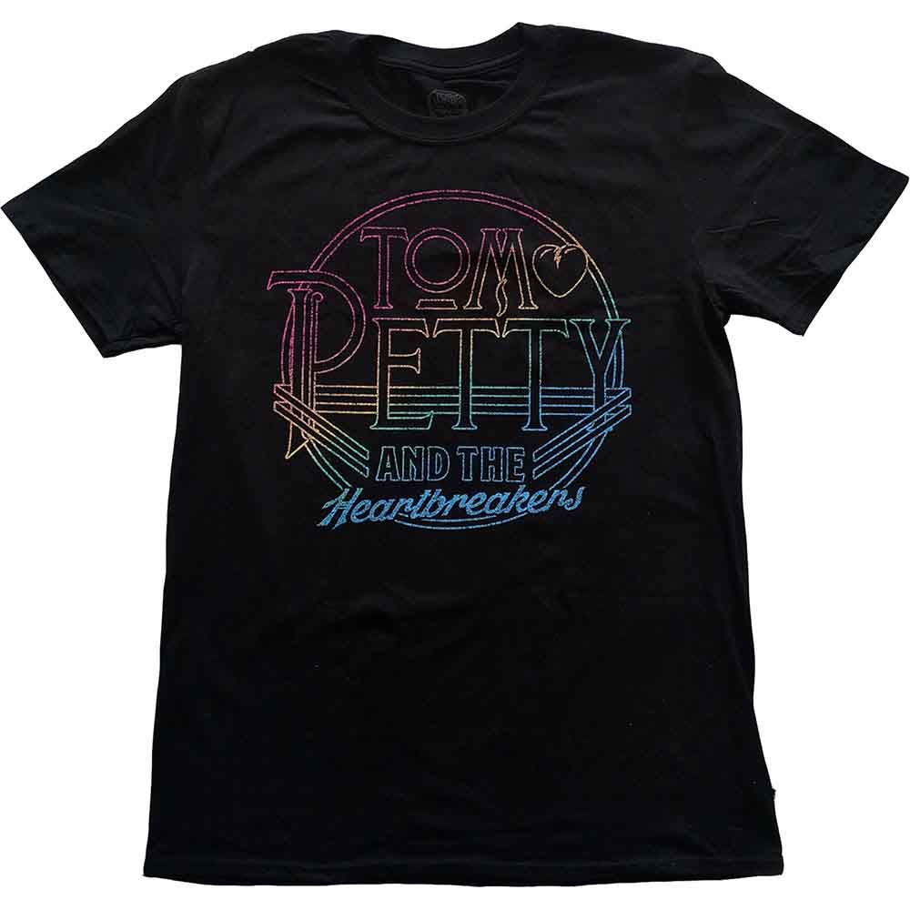 Tom Petty & The Heartbreakers Circle Logo [T-Shirt] Black