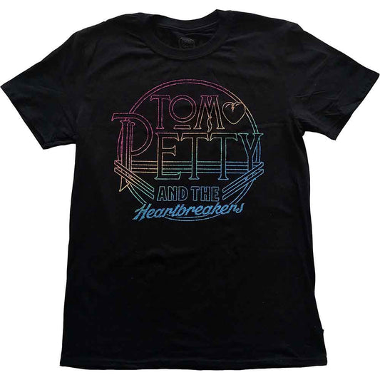 Tom Petty & The Heartbreakers Circle Logo [T-Shirt] Black