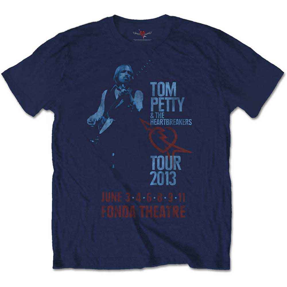 Tom Petty & The Heartbreakers Fonda Theatre [T-Shirt] Blue