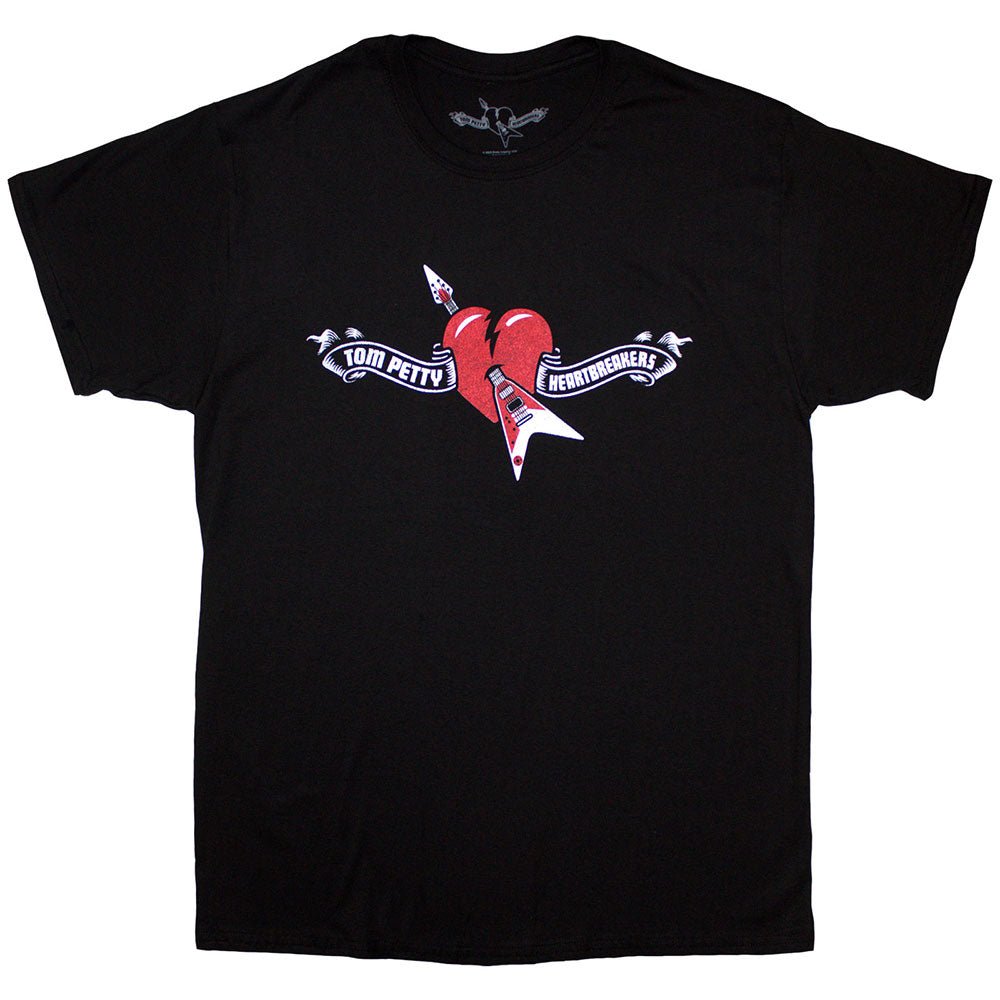 Tom Petty & The Heartbreakers Heart Logo [] Black