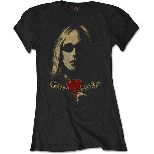 Tom Petty & The Heartbreakers Shades & Logo [T-Shirt] Black