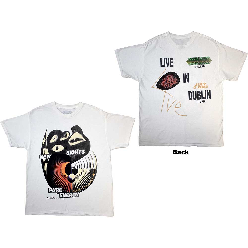 Travis Scott Summer Run 2023 Dublin [T-Shirt] - Rock Band Apparel