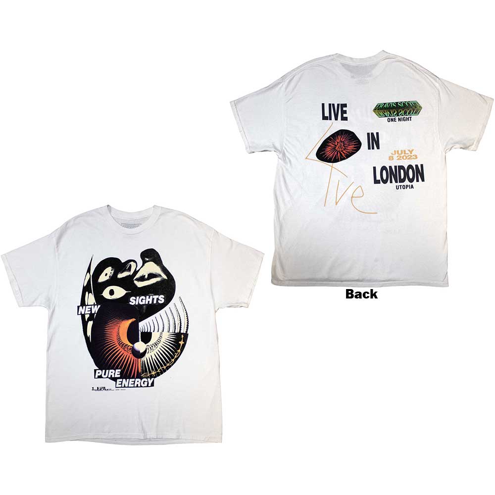 Travis Scott Summer Run 2023 London [T-Shirt] - Rock Band Apparel
