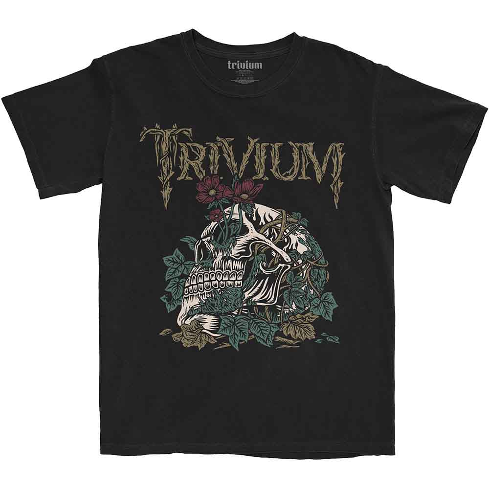 Trivium Skelly Flower [T-Shirt] - Rock Band Apparel