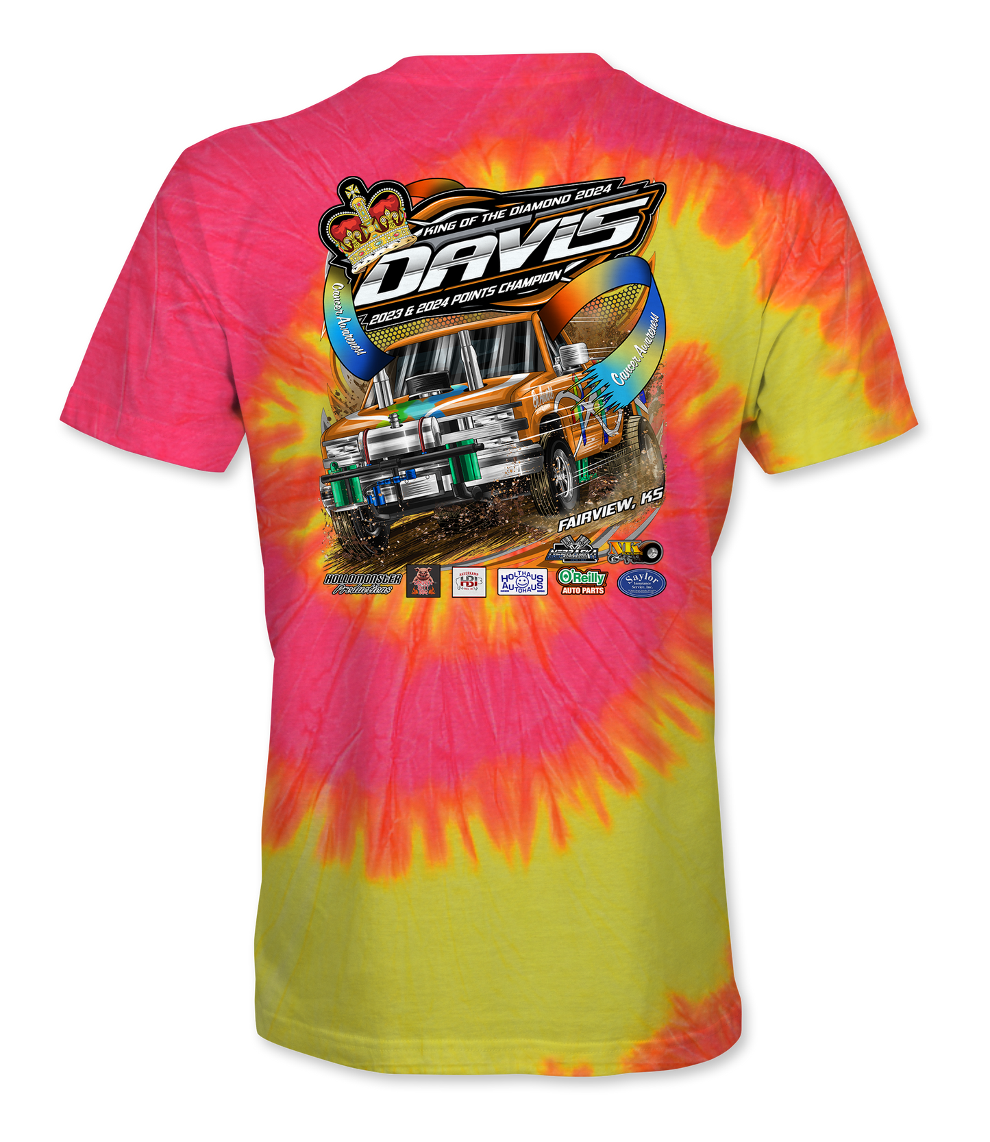 Davis Pulling 2025 Tie Dye T-Shirts
