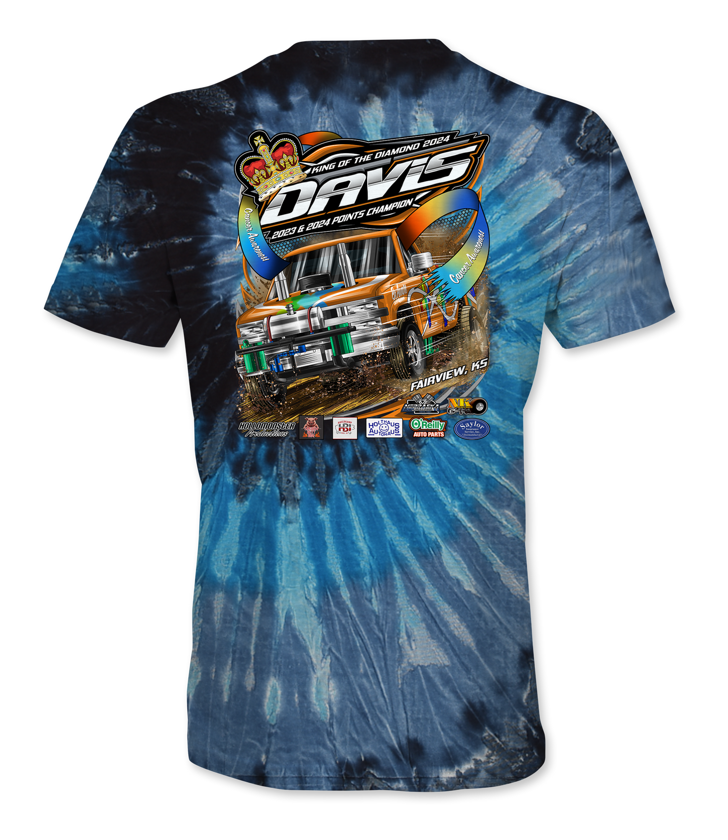 Davis Pulling 2025 Tie Dye T-Shirts