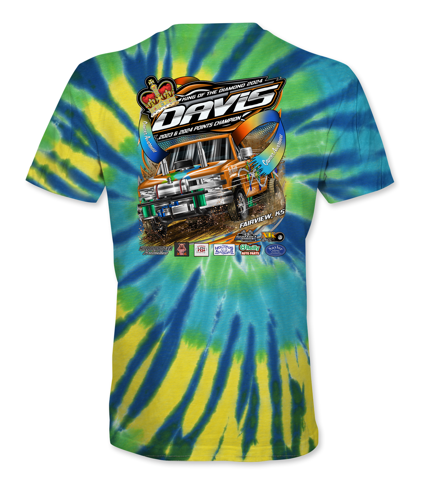 Davis Pulling 2025 Tie Dye T-Shirts