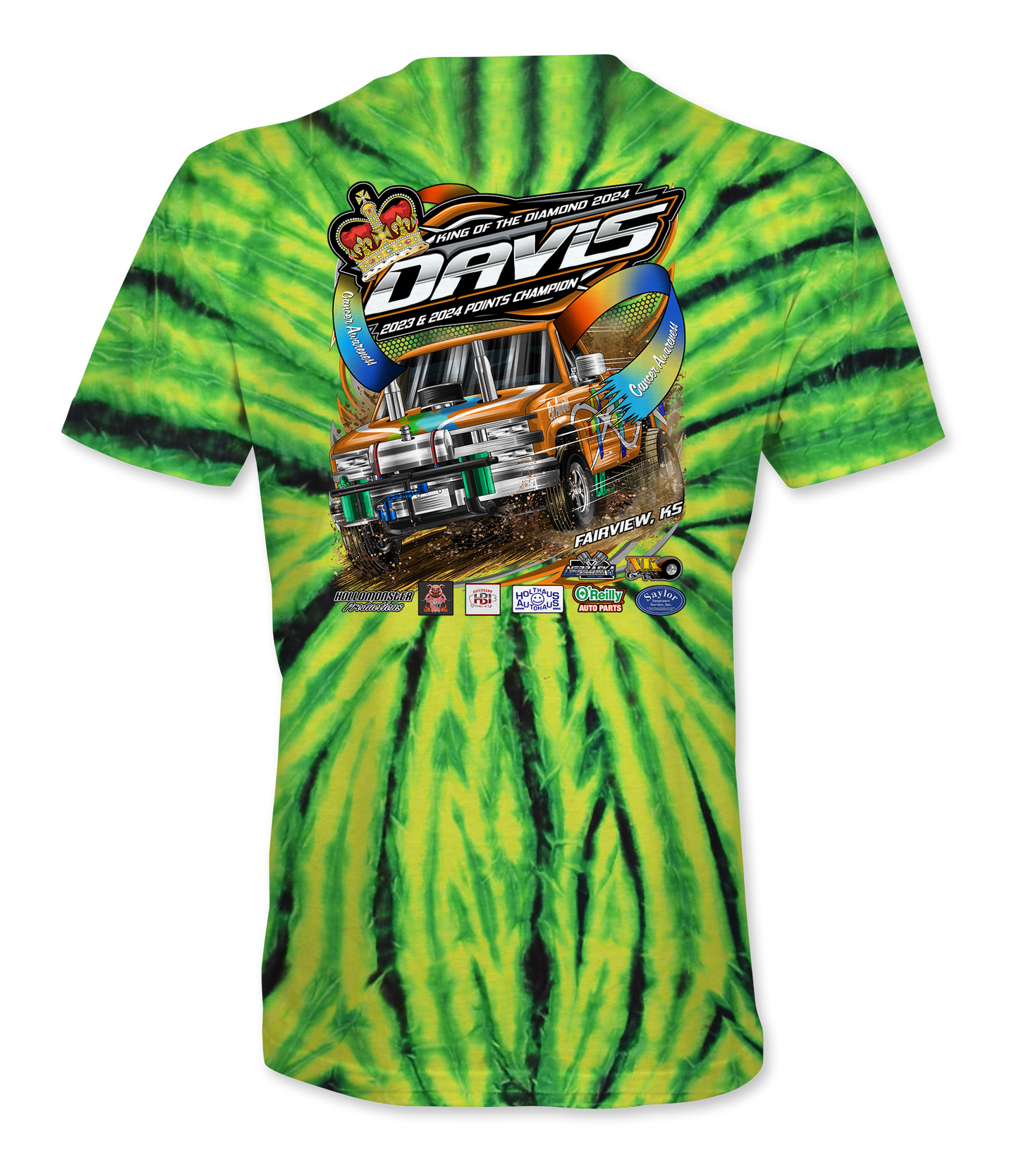 Davis Pulling 2025 Tie Dye T-Shirts