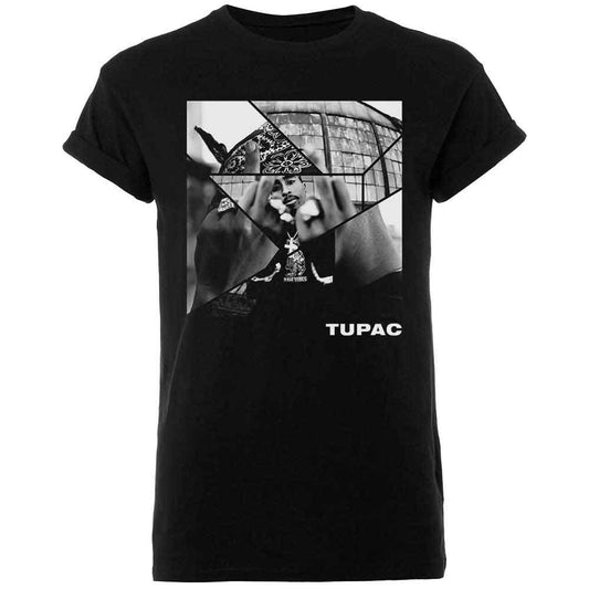 Tupac Broken Up [T-Shirt] - Rock Band Apparel