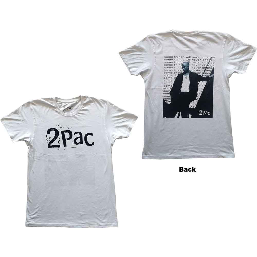 Tupac Changes Back Repeat [T-Shirt] White