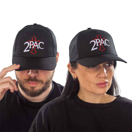 Tupac Cross Logo [Hat] - Rock Band Apparel