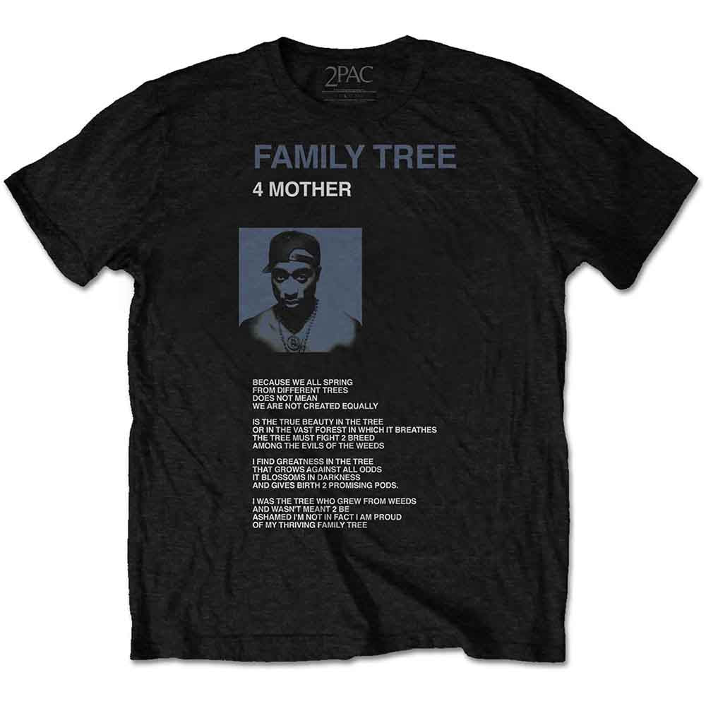 Tupac Family Tree [T-Shirt] - Rock Band Apparel