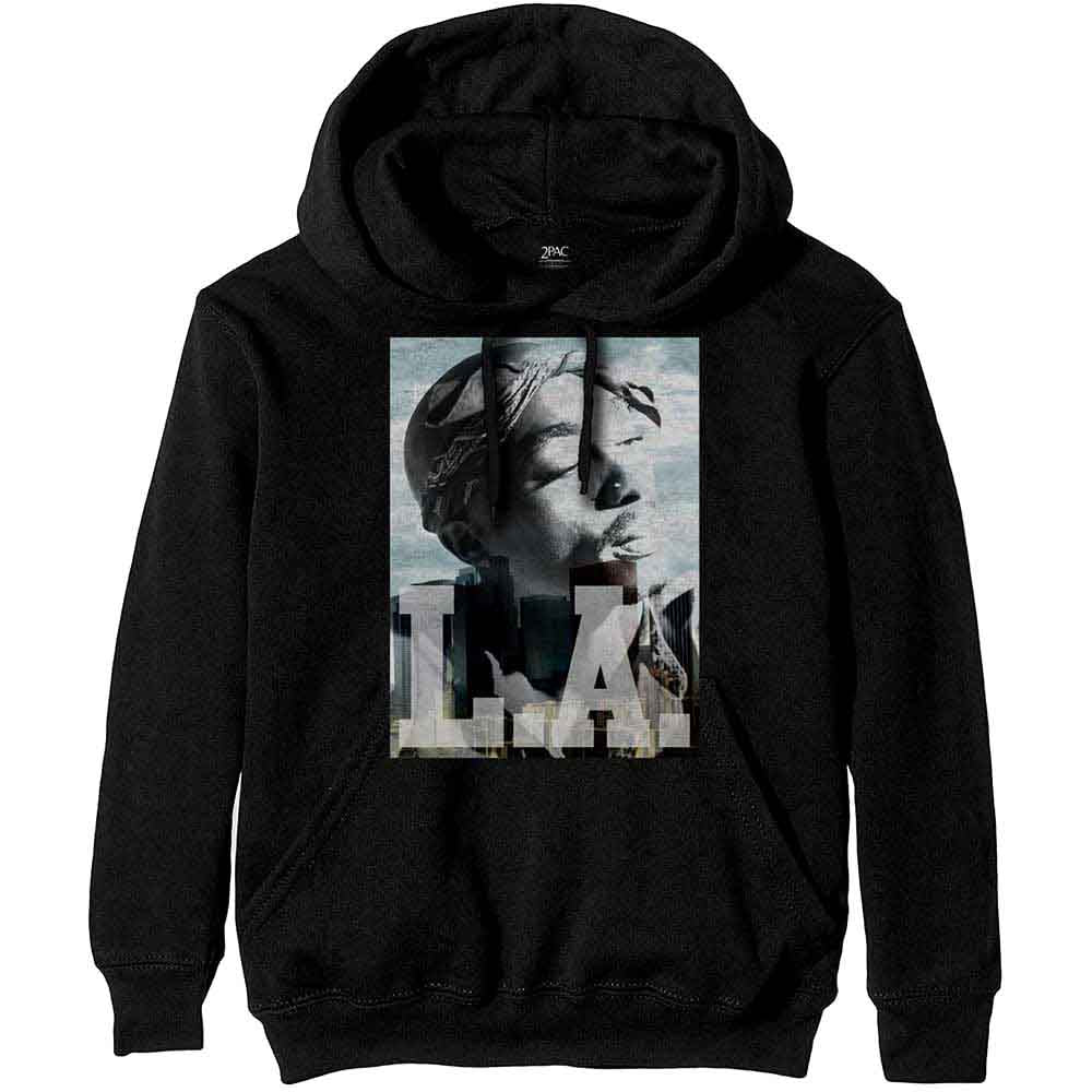 Tupac LA Skyline [Sweatshirt] - Rock Band Apparel