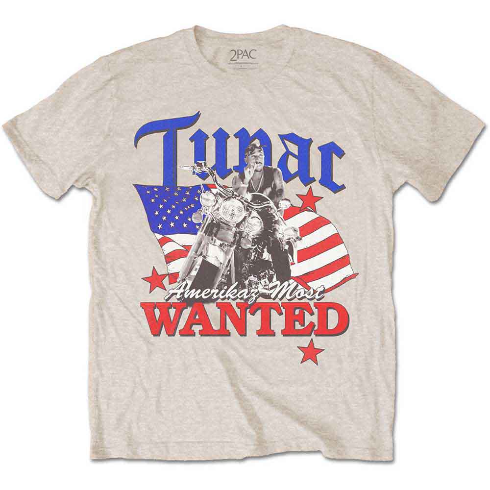 Tupac Most Wanted [T-Shirt] - Rock Band Apparel