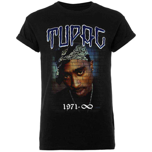 Tupac Mural 1971 [T-Shirt] - Rock Band Apparel