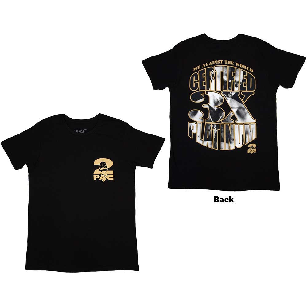 Tupac Platinum [T-Shirt] Black