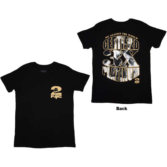 Tupac Platinum [T-Shirt] Black