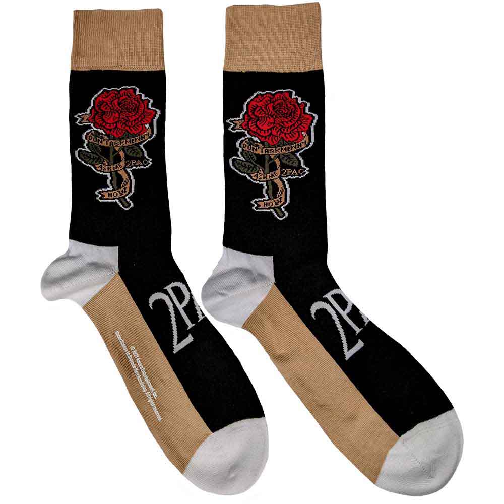 Tupac Rose [Socks] - Rock Band Apparel