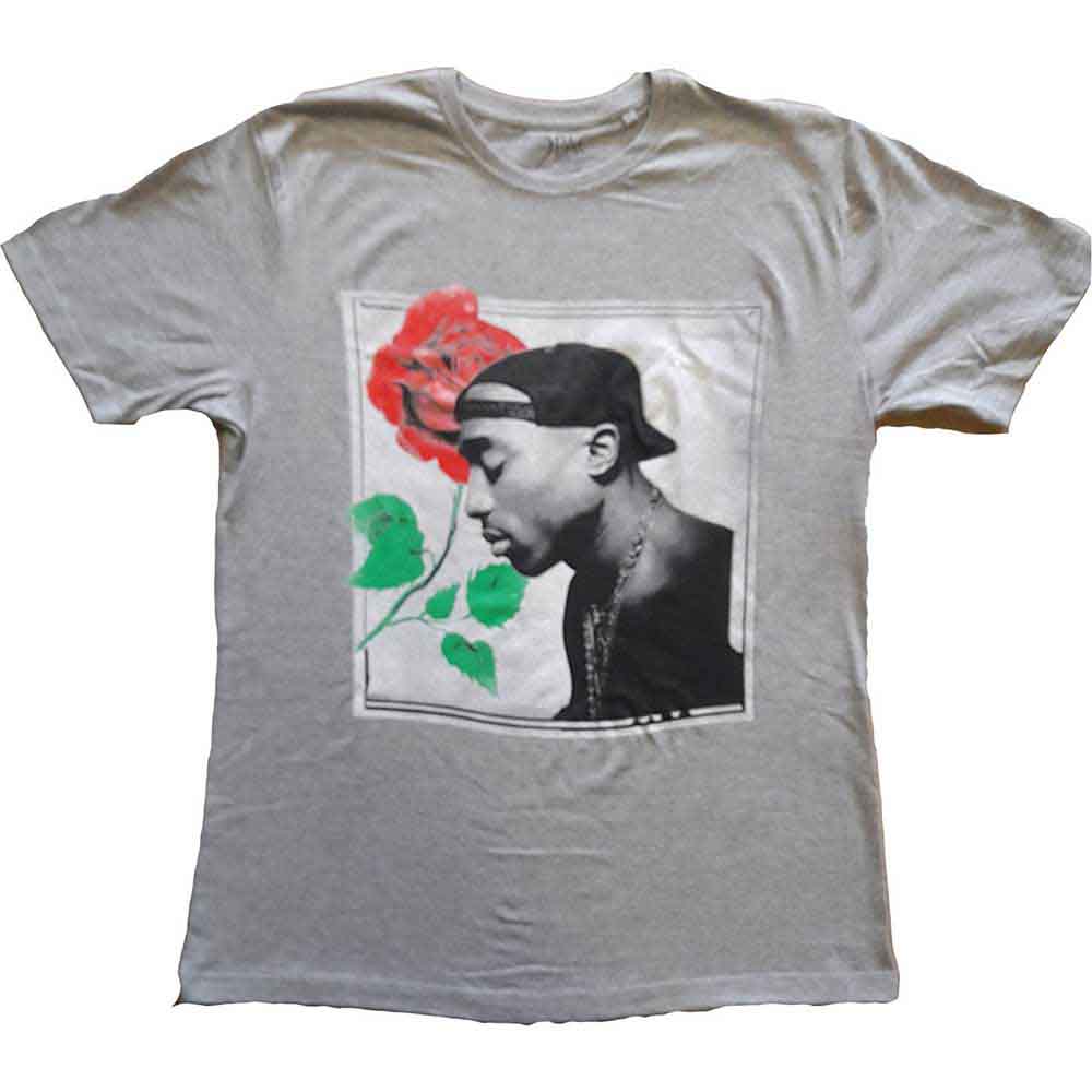 Tupac Rose [T-Shirt] - Rock Band Apparel