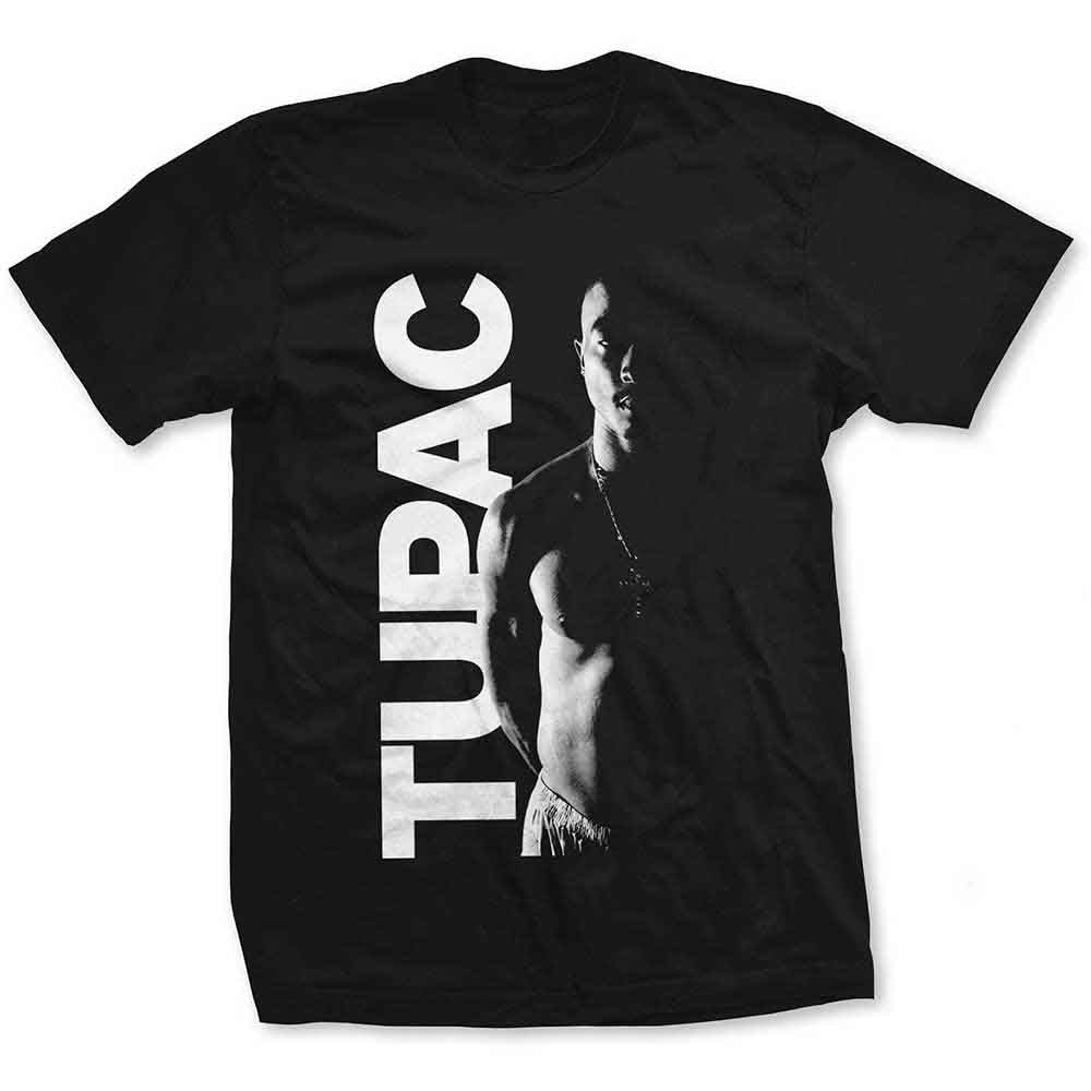 Tupac Side Photo [T-Shirt] Black