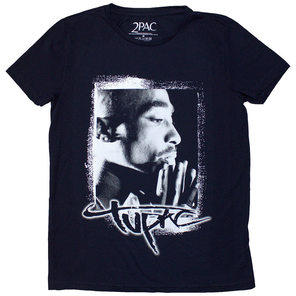 Tupac Spray Photo [T-Shirt] Blue