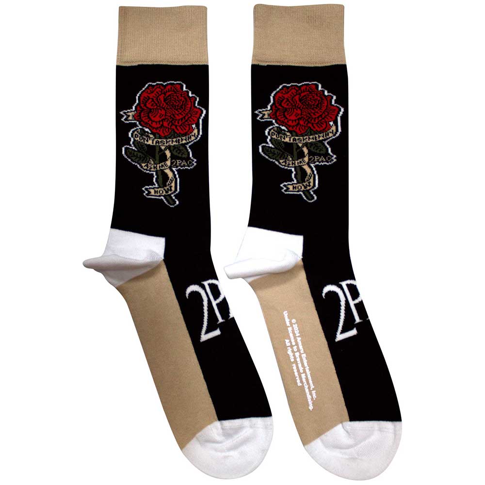 Tupac Thug Life [Socks] Black