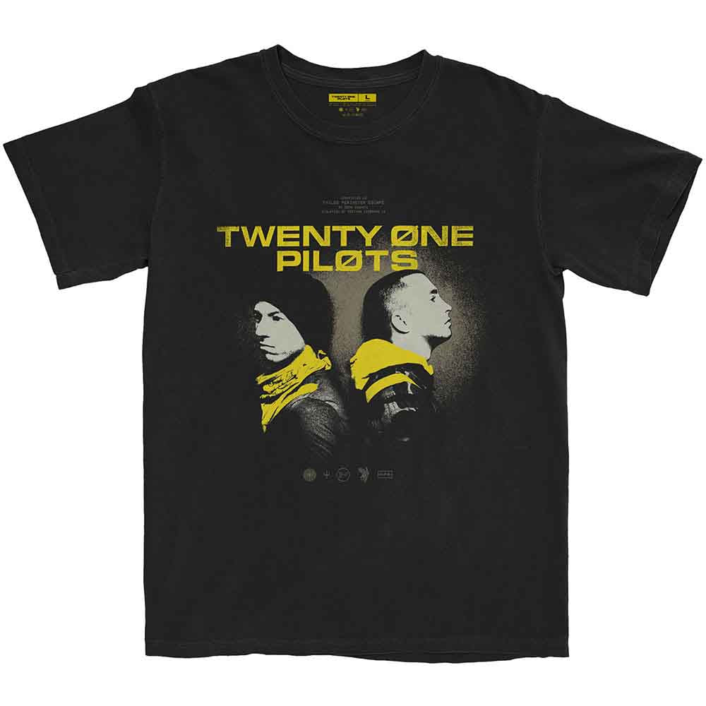 Twenty One Pilots Back To Back [T-Shirt] Black