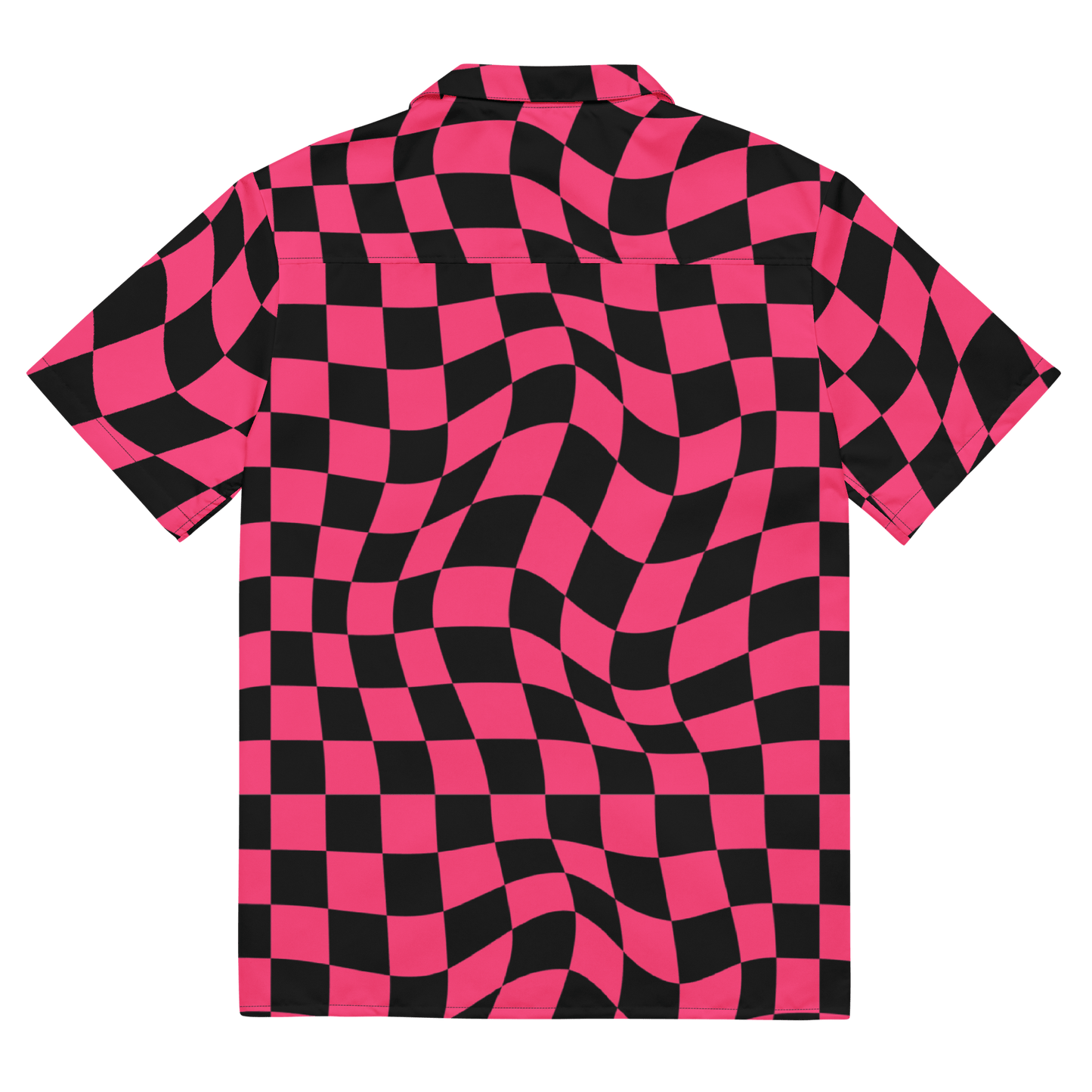 Twisted Tiles Checkerboard Button Up Shirt