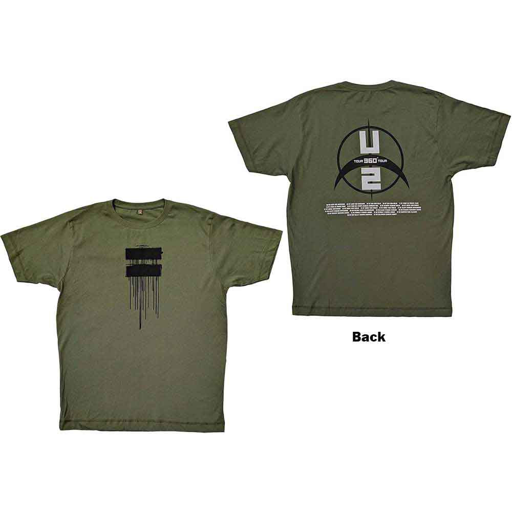 U2 360 Degree Tour 2009 Drip [T-Shirt] - Rock Band Apparel
