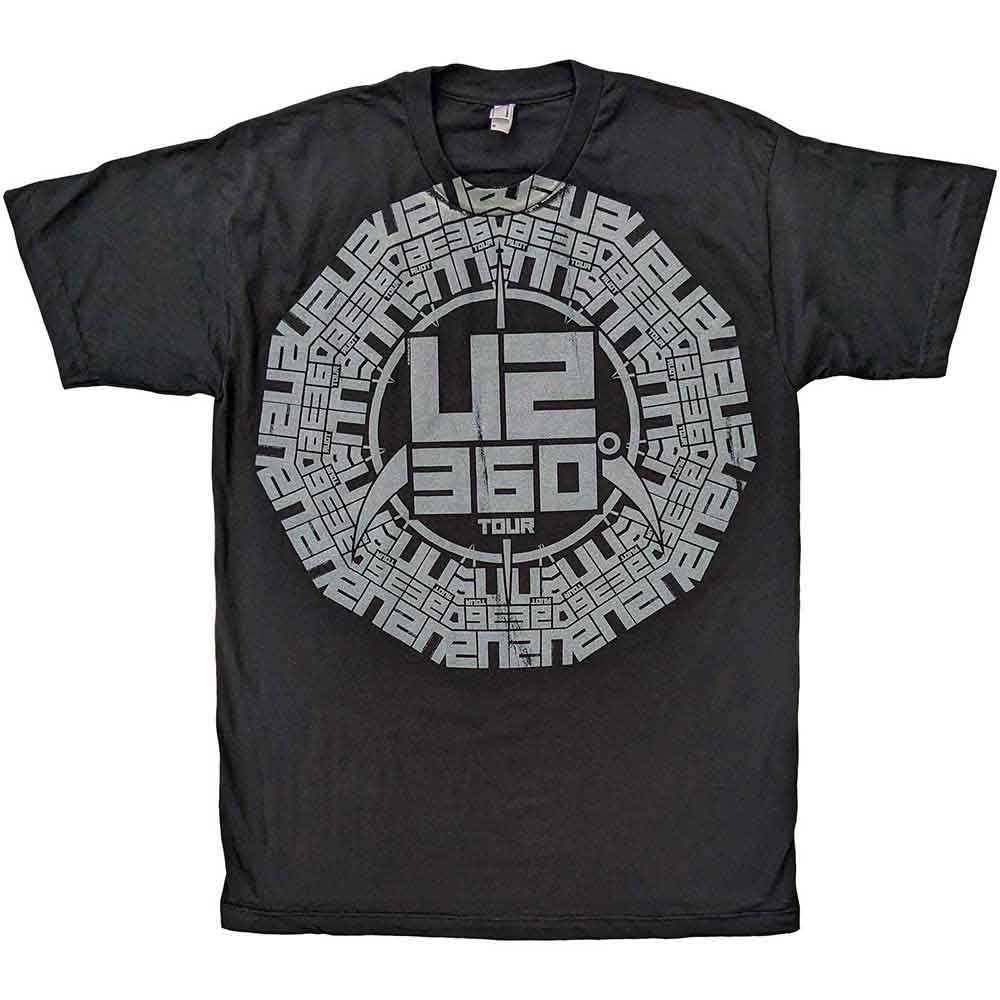 U2 360 Degree Tour Logo [T-Shirt] Black