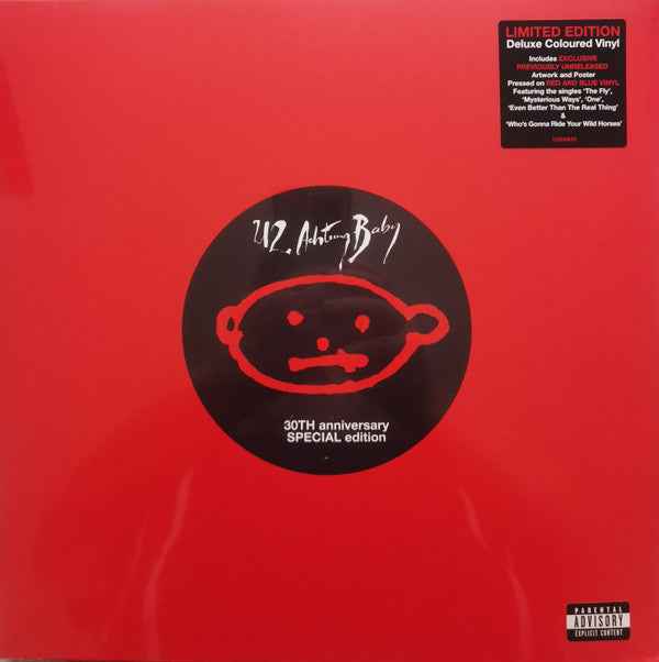 Achtung Baby (Deluxe Edition, Colored Vinyl, Red, Blue, 180 Gram Vinyl) (2 Lp's) [Vinyl]