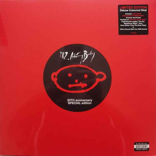 Achtung Baby (Deluxe Edition, Colored Vinyl, Red, Blue, 180 Gram Vinyl) (2 Lp's) [Vinyl]