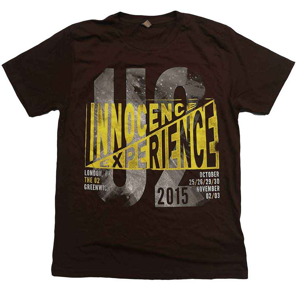 U2 I+E London Event 2015 [T-Shirt] Brown