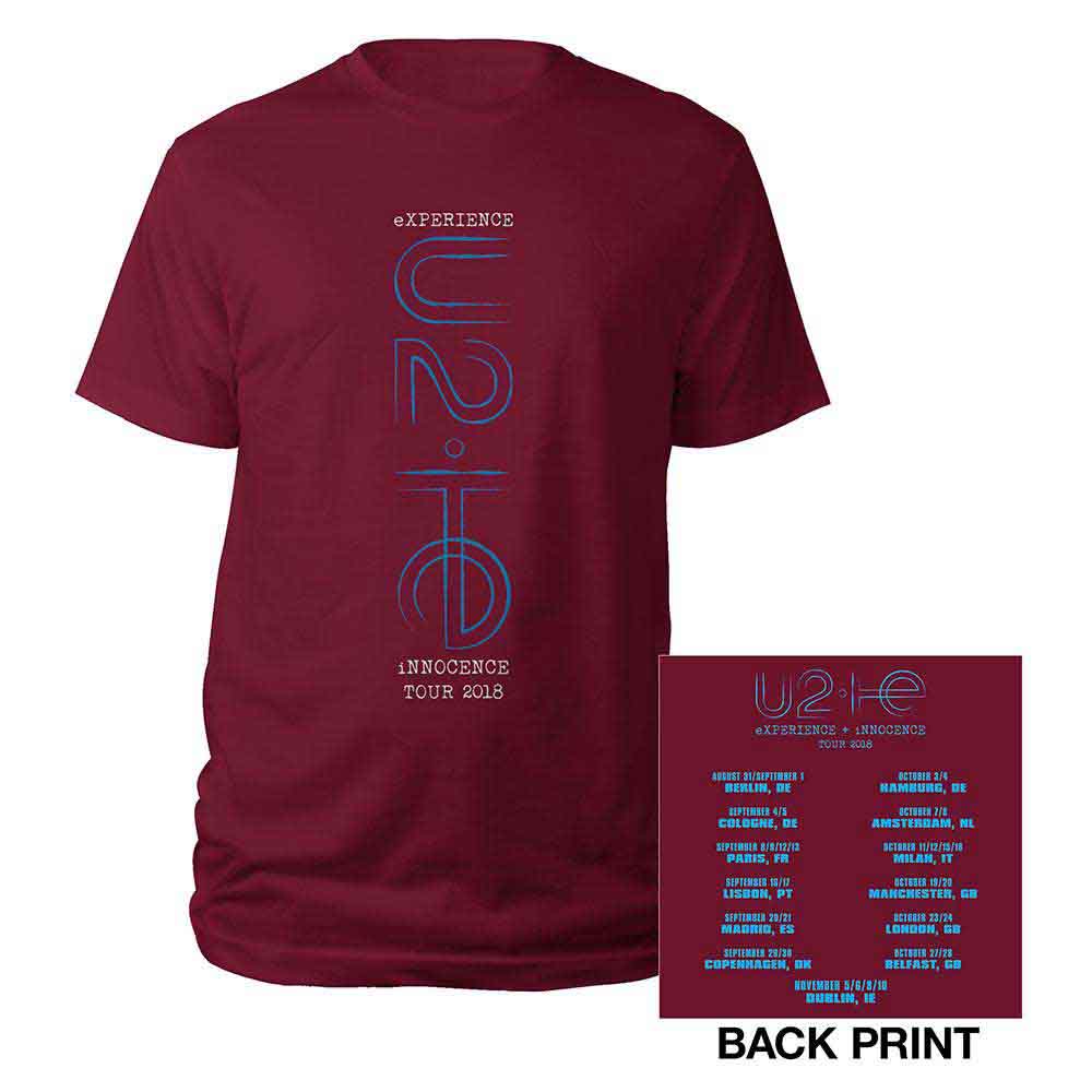 U2 I+E London Event 2018 [T-Shirt] - Rock Band Apparel