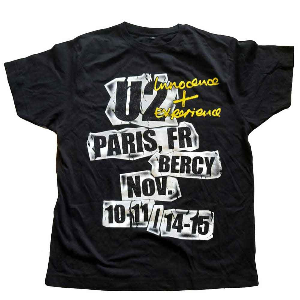 U2 I+E Paris Event 2015 [T-Shirt] - Rock Band Apparel