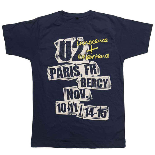 U2 I+E Paris Event 2015 [T-Shirt] Blue
