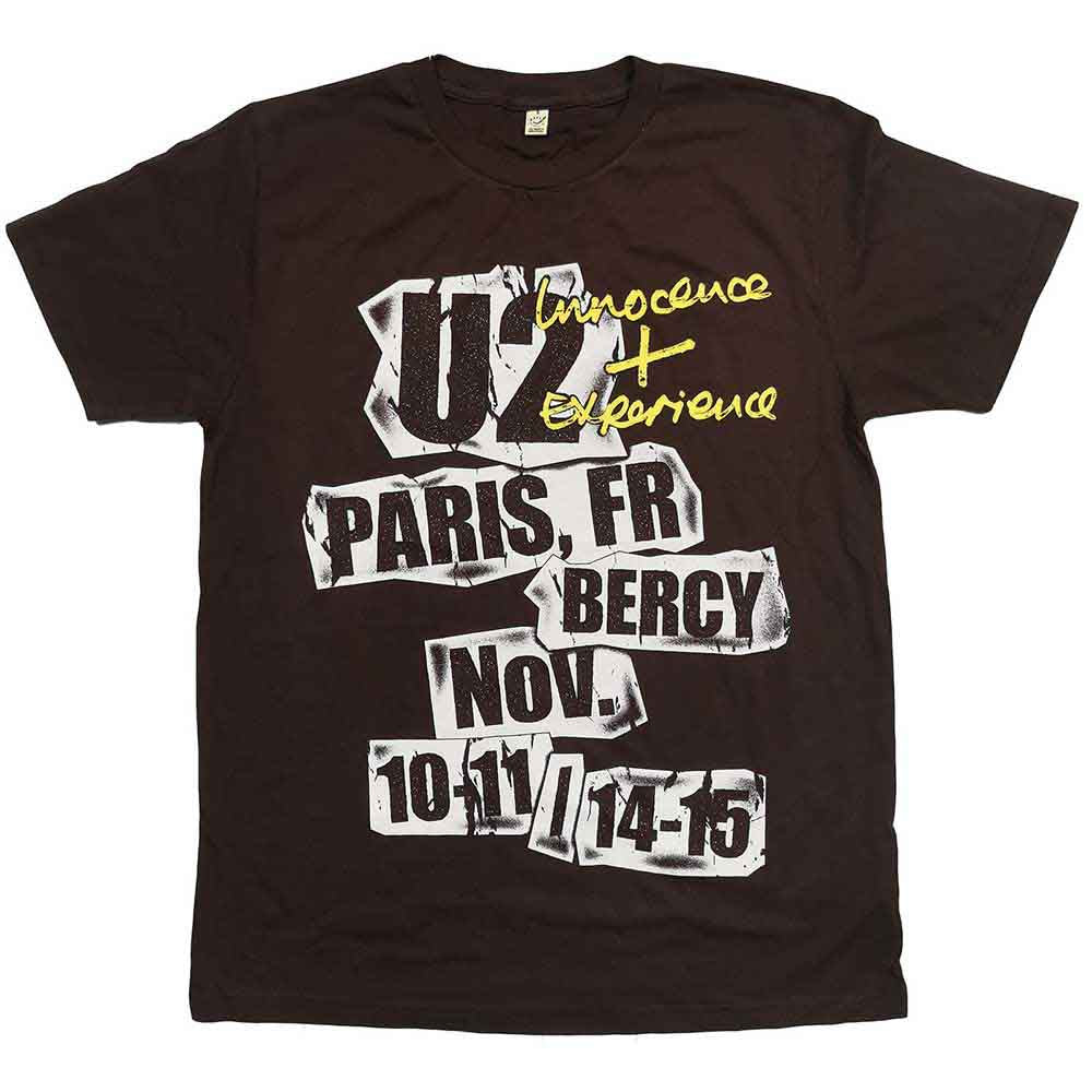 U2 I+E Paris Event 2015 [T-Shirt] - Rock Band Apparel