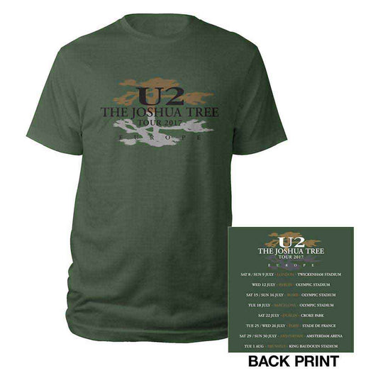 U2 Joshua Tree Logo 2017 [T-Shirt] - Rock Band Apparel