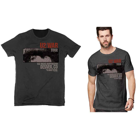 U2 War Red Rocks [T-Shirt] Black