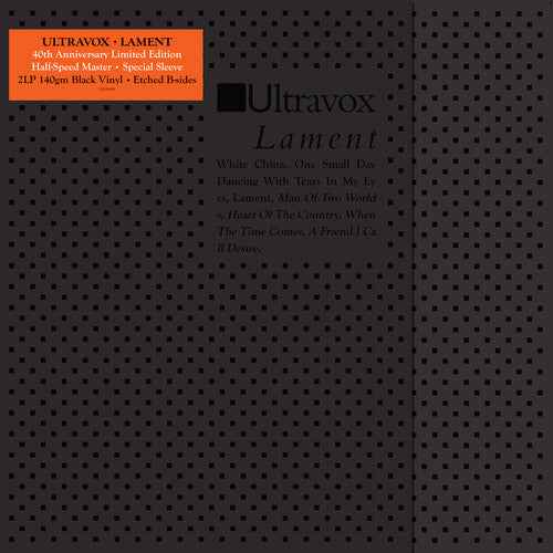 Lament: Limited 40th Anniversary Edition (Deluxe Edition, 140 Gram Vinyl) (2 Lp) [Vinyl]
